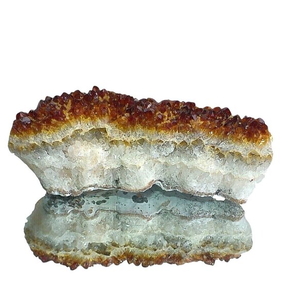 Brazilian Citrine Druzy Crystal In Matrix - Picture 1 of 6